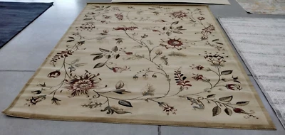 IVORY / MULTI 8' X 11' Stained Rug, Reduced Price 1172740270 LNH552-1291-8 - Image 1 of 4