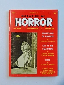 MAGAZINE OF HORROR Winter 1966/67 No. 14 Short Story Pulp Paperback Acme A295 - Picture 1 of 5