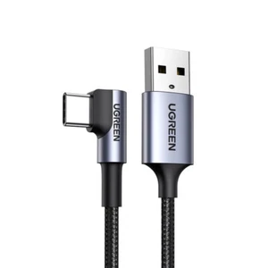 Ugreen Right Angle USB C Fast Charger Cable 18W 3A Charging Data 0.5m 1m 2m 3m - Picture 1 of 11