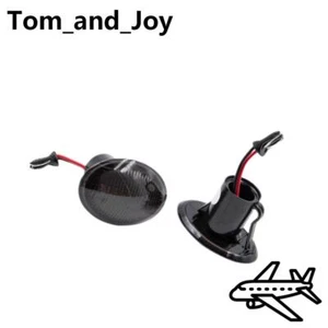 Qty2 Dynamic LED Side Turn Signal Marker Light Smoked For Fiat 500e 500c 2007-19 - Bild 1 von 7