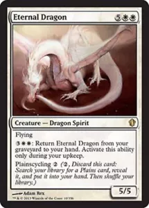 ETERNAL DRAGON NM Commander 2013 MTG White - Dragon Rare - Picture 1 of 1