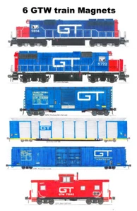 Tren de carga occidental Grand Trunk 6 imanes Andy Fletcher - Imagen 1 de 1