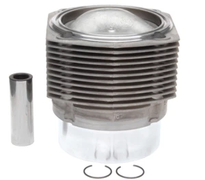 6 OEM Mahle Porsche Nikasil 911 911S 2.7 90mm 8.5:1 Piston & Cylinder kit '74-77 - Foto 1 di 4