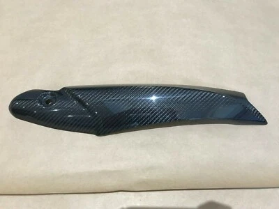 Carbon Fiber 2016 2017 Speed Triple R S Exhaust Pipe Heat Shield Cover Fairing - Image 1 of 4