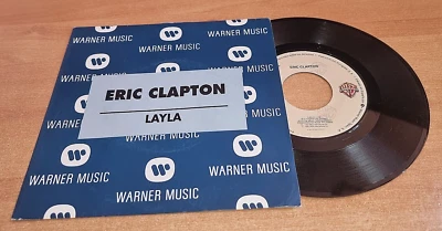 ERIC CLAPTON Layla MTV UNPLUGGED  7" SPAIN PROMO SINGLE VINYL UNIQUE COVER RARE - Image 1 of 3