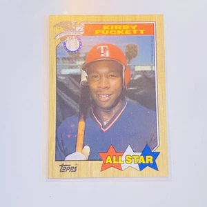 1987 Topps - All Star Kirby Puckett #611 - Baseball Trading Card - Picture 1 of 2