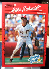 1990 Donruss All Time Great Baseball Card of Mike Schmidt HOF #643 Free Returns