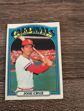 1972 Topps #107 Jose Cruz - St. Louis Cardinals RC - VG