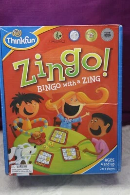 ThinkFun Zingo! Bingo with a Zing Game – 2009 – New/Sealed - Image 1 of 4