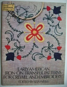 Early American Iron 0n Iron-on Transfers for crewl embroidery - Picture 1 of 6