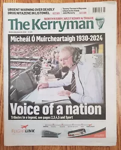 Giornale KERRYMAN 26 giugno 2024, Co. Kerry Irlanda; edizione West Kerry & Tralee - Foto 1 di 9