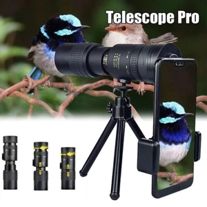 4K 10-300X40MM Super Telephoto Monocular Telescope Zoom Monocular Binoculars  - Picture 1 of 8
