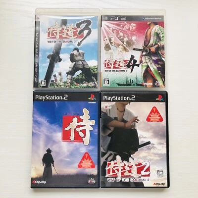 Way of the Samurai PS2 PS3 set of 4 PlayStation import from Japan - Image 1 of 4