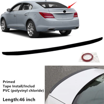 46'' Fit For Buick LaCrosse 2014-2016 Universal Trunk Lip Spoiler Wing Primed Foto 1 de 4