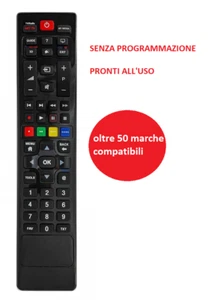 telecomando ricambio TV televisore GRUNDING THOMSON TELEFUNKEN SAMSUNG SONY SKY - Foto 1 di 53