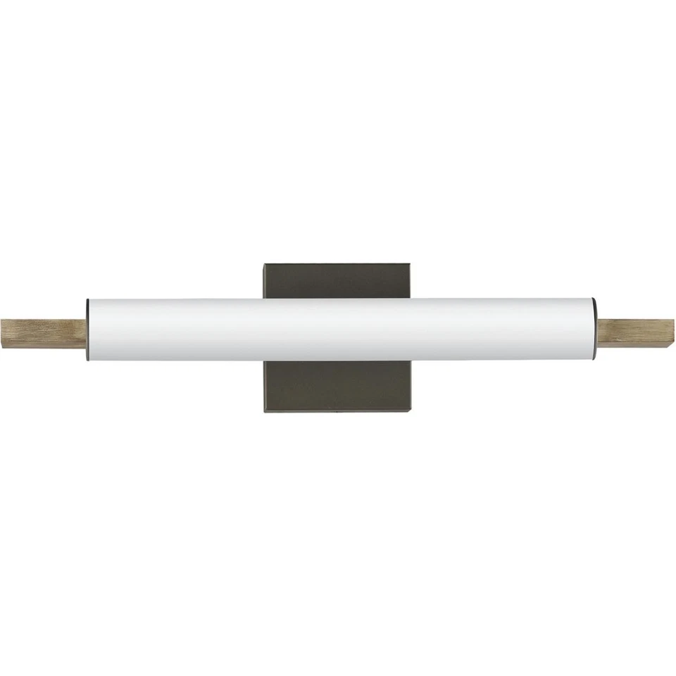 Aplique de pared con viga ET2 iluminación contemporánea E24930-DWCHL madera a la deriva y carbón Foto 1 de 1