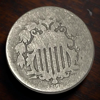 1876 Shield Nickel KM 97 Lot C10-169 SEMI KEY DATE - Image 1 of 4