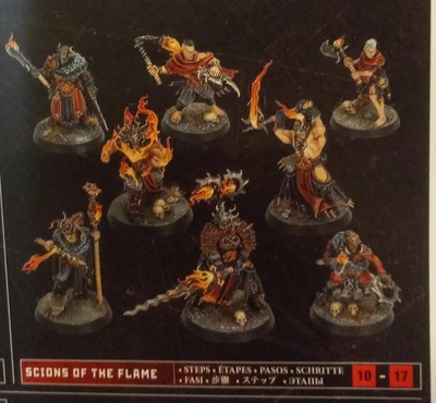 Warcry/Age of Sigmar: Slaves to Darknes Scions of the Flame OOP New Sprue - Image 1 of 4