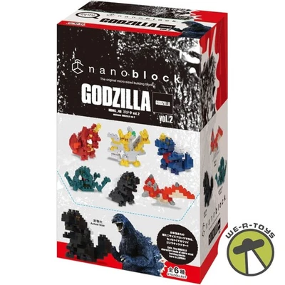 Godzilla Nanoblock Mininano Series 2 6PC BMB Box - Image 1 of 4