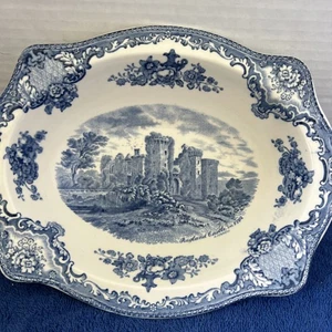 Vintage Johnson Brothers Old Britain Castles Blue Open Vegetable Serving Bowl - Picture 1 of 10