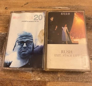2 Rock Cassettes Matchbox 20 Yourself or Someone Like You & Rush Exit Stage Left - Picture 1 of 3