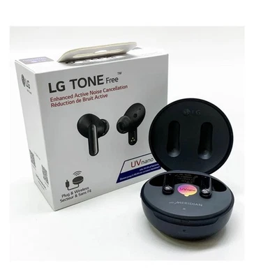 LG TONE Free DFP9 - Charcoal Black | Kabellose Kopfhörer | Wireless Headphones - Bild 1 von 4