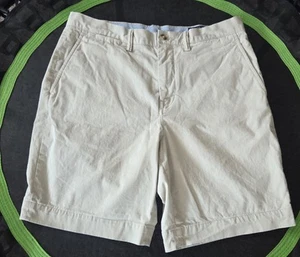 Polo Ralph Lauren pantaloncino chino uomo taglia 33 marrone vestibilità classica cotone kaki tasche - Foto 1 di 11