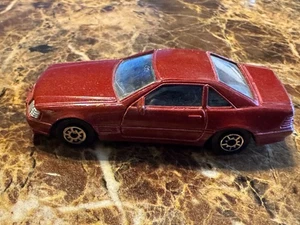 Maisto Diecast Toy Vehicle Car Benz 500 SL Red Scale 1/60 - Picture 1 of 1