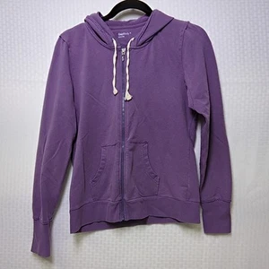 Gap Body Full Zip Women’s Hoodie W Pockets, Underarm Vents Purple Size Medium - Picture 1 of 9