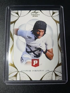 Chris Henry Jr. - Leaf Trinity Pristine Football 2024 - Ohio State - Gold - Bild 1 von 2