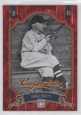 Panini Cooperstown 2012 colección de cristal rojo/399 Hugh Duffy #27 patio Foto 1 de 2