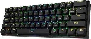 Redragon K630 RGB Dragonborn 61 Key Mechanical Gaming Keyboard Blue Switches - Afbeelding 1 van 1