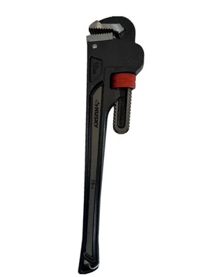 HUSKY Double Drive Pipe Wrench 18 inch For Up To 2 Inch Pipe - Image 1 of 4