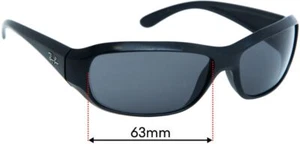 SFx Ersatz-Sonnenbrille Gläser passt Ray Ban Rb4121 - 63 mm breit - Bild 1 von 31