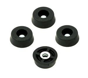 4 PIEDINI PICCOLI MORBIDI ROTONDI IN GOMMA .671 W x .250 H TAGLIERE HOBBY - MADE IN US - Foto 1 di 5