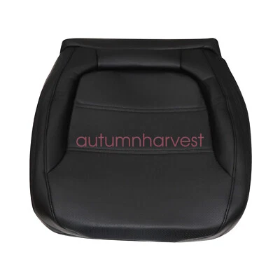 Cubierta de asiento de cuero inferior lateral del pasajero negra para Volkswagen Jetta 2011 2012 Foto 1 de 4