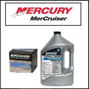 Mercruiser 3.0L Oil Service Kit 4 Litre Oil & Filter Engine Oil - Picture 1 of 2