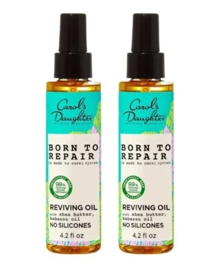 Carol's Daughter Born To Repair óleo revivendo cabelo encaracolado com manteiga de karité, 4,2 oz X2 - Imagem 1 de 2