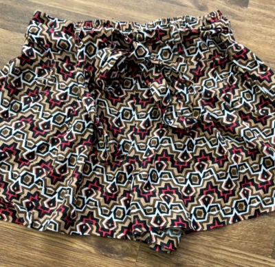 Jessica Simpson-Juniors Skort/Shorts con Bolsillos Azteca Safari Playa Talla S/Pequeño-USADO EN EXCELENTE ESTADO Foto 1 de 4
