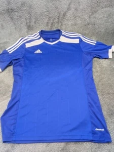 Adidas T Shirt Mens Size Medium Blue Short Sleeve Climacool - Picture 1 of 9