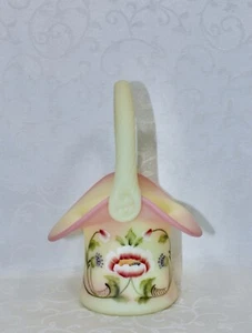 Fenton, cesta de sombrero, vidrio birmano, ""Colección platino 2005", edición limitada. - Imagen 1 de 10
