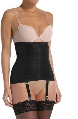 Rago Style 21 - Waist Trainer / Girdle With Garters Firm Shaping, Black, 6X - Image 1 of 3