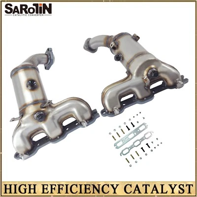 Front&Rear Catalytic Converter Set For 2007-2008 Chrysler Pacifica 4.0L Foto 1 de 4