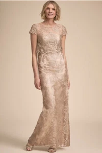 New Anthropologie BHLDN Adrianna Papell Linda Dress Size 10 #130 - Picture 1 of 5