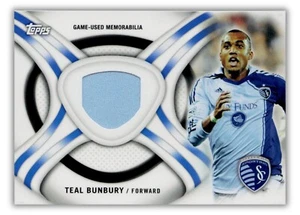 Teal Dunbury 2013 Topps MLS Game Used Jersey MLS Kits Relic KIT-TB - Picture 1 of 3