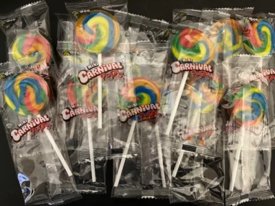 Individually Wrapped Mini Swirl Lollipops Candy, Suckers, Party Favors-14 Pieces - Image 1 of 3