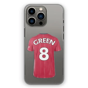 Personalised Initial Phone Case For Motorola G/OnePlus Football Clear Hard Cover - Picture 1 of 11