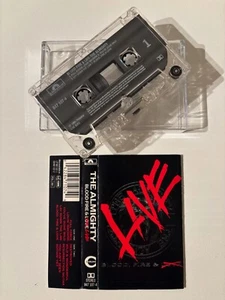 THE ALMIGHTY - BLOOD FIRE & LIVE (UK CASSETTE TAPE) - Picture 1 of 6