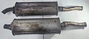 Jaguar XJS HE Rear Exhaust Muffler Pipes with Tips 1982-1992 Both Sides OEM - Picture 1 of 4