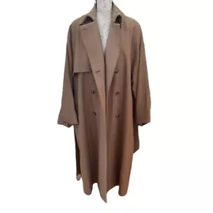 & Other Stories BLOGGERS LIEBLING entspannter Wollgürtel Kamel Trenchcoat Gr. US 10 - Bild 1 von 12